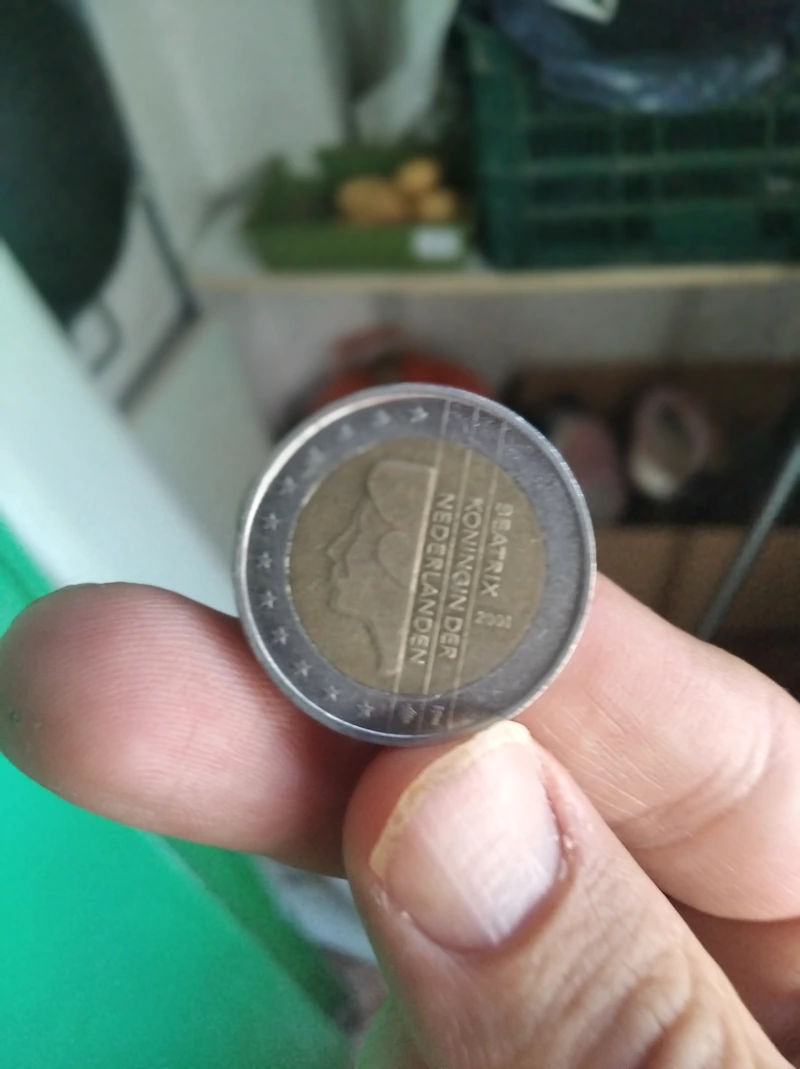 Moneda 2€ Países Bajos 2001