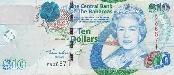 10 Dollars Elizabeth II