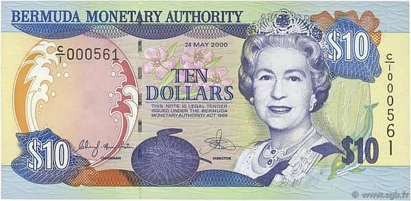 10 Dollars Elizabeth II