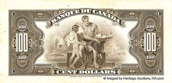 100 Dollars French