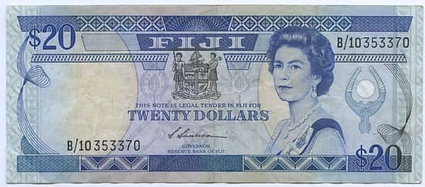 20 Dollars Elizabeth II
