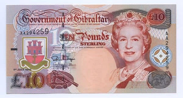 10 pounds sterling