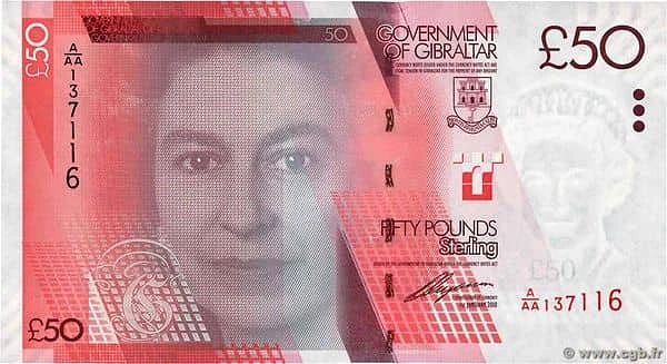 50 pounds sterling
