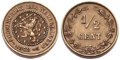 1/2 cent 1878-1886
