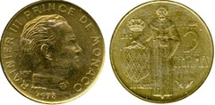 5 centimes 1979-1982 - Monako