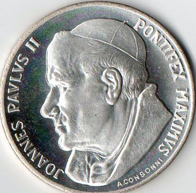 Zdjęcie 1 Niezidentyfikowana moneta: Moneda o medalla del Vaticano, pero no se su valor facial