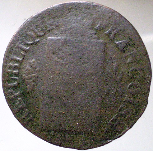 Zdjęcie 2 Niezidentyfikowana moneta: Moneda Francesa