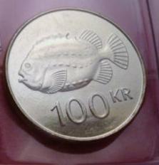 Zdjęcie 2 Niezidentyfikowana moneta: 100 coronas Islandia 2007