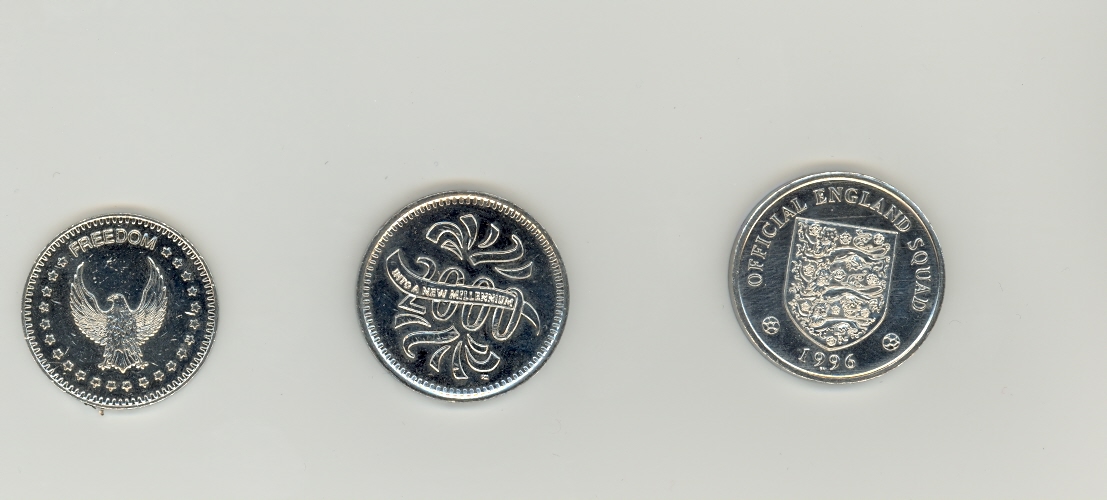Zdjęcie 2 Niezidentyfikowana moneta: no se si son monedas realmente...