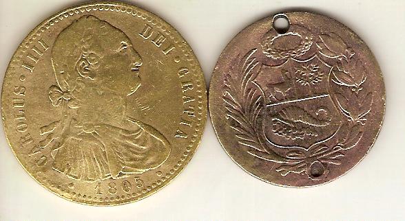 Zdjęcie 1 Niezidentyfikowana moneta: ayuda con estas dos monedas